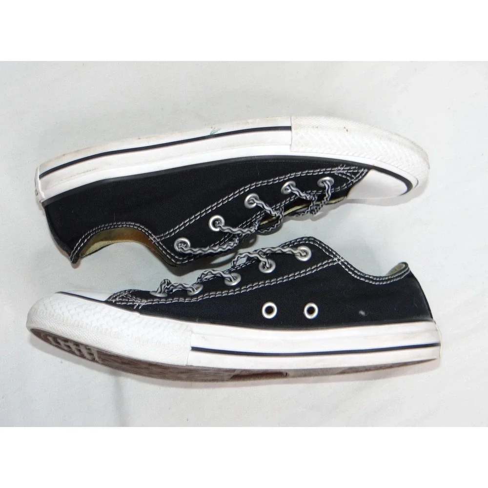 Converse All Star Chuck Taylor Low Top Black Youth Sneakers Shoes Size 3‎ Youth